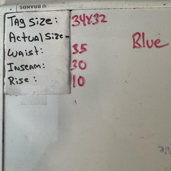 TK Axel Jeans Mens 35x30 Blue Slim Boot Stretch Embroidered Pockets AXMB005-6 - Picture 14 of 15